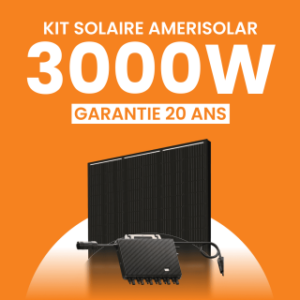 Kit solaire Amerisolar 3000Wc – Micro-onduleur TSUN