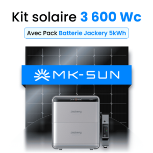 Kit solaire 3600W MK-SUN avec batterie Jackery 5 kWh